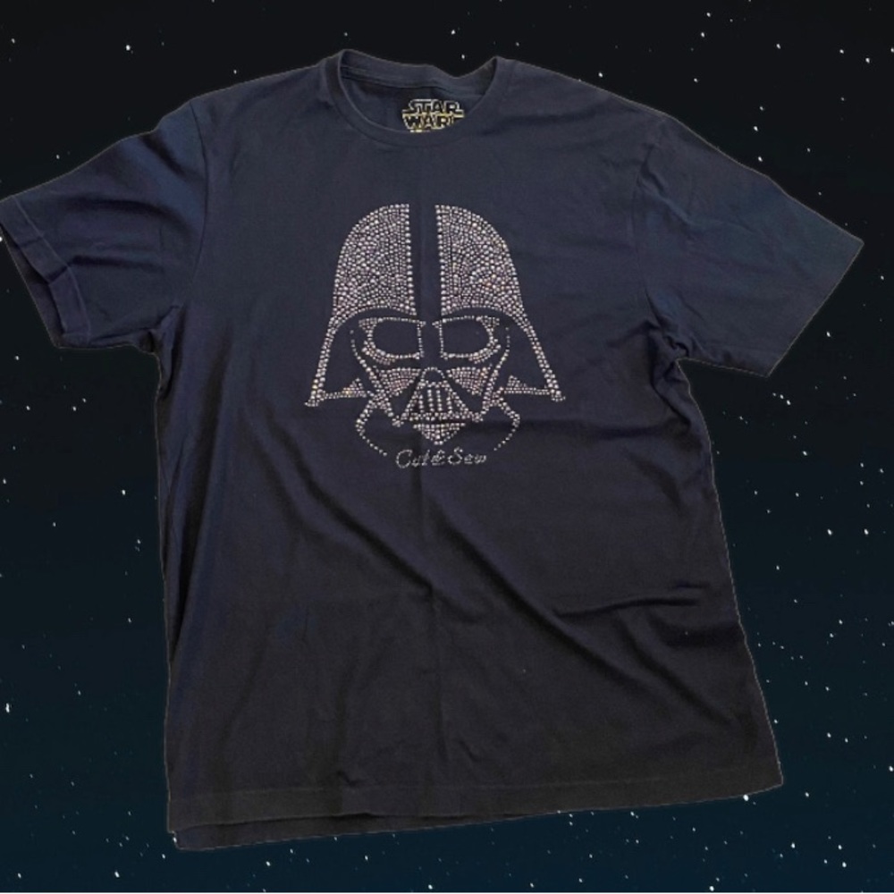 Star Wars darth Vader studed Marc ecko cut and sew triple collab mens L